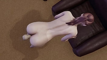 Moaning anal sex and rimjob