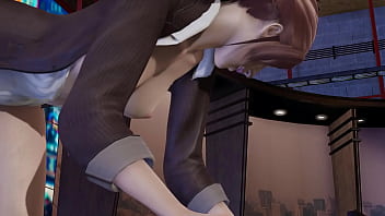 Moaning anal sex and rimjob