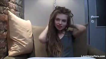 Prettiest solo teen chatting with her fans