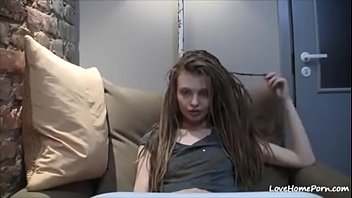 Prettiest solo teen chatting with her fans