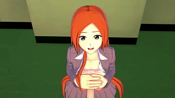 Orihime takes a massive load after class