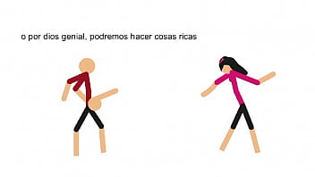 Sexo chico y chica animación chafa stick nodes de nuevo soy nuevo haciendo animaciones