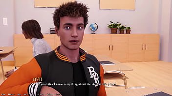 Being A Dik #69 Beautiful Brunette With Messy Bun Eats A Banana In The Library thumbnail