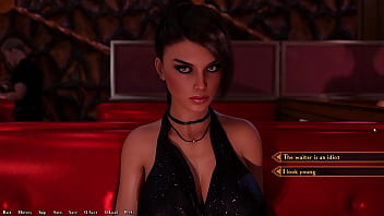 Being a dik #69 beautiful brunette with messy bun eats a banana in the library