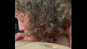 Big titty streetwalker on her period while she is being fucked in the back seat of a car; lets the dude cum on her big booty