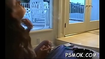 Hotty can't live without sucking and smoking