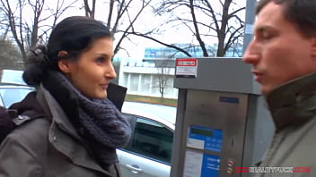 Filthy dude picking up hot lady on the streets to have fun and cum Filthy dude picking up hot lady on the streets to have fun and cum