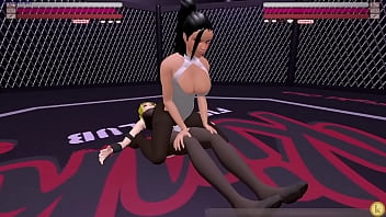 Dixie clemets vs naomi wayne kinky fight club lesbian sexfight strap on competitive sex