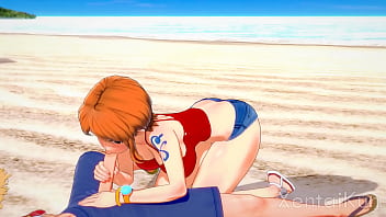 One piece hentai nami bj titfuck