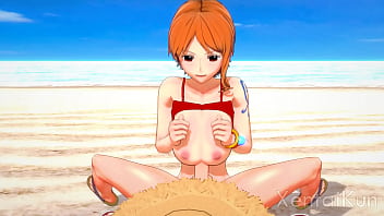 One Piece Hentai Nami Bj Titfuck thumbnail