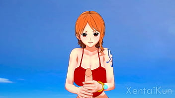 One piece hentai nami bj titfuck