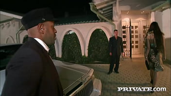 Wank worthy interracial 3way horny nympho lisa sparkle craves an intense anal fuck so she bangs her bbc chauffeur along with her husband to get their cum full flick & 1000's more at