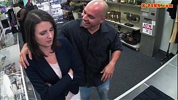 Customers Wife Fucked With Horny Pawn Man In The Backroom thumbnail