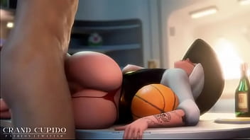 Cowgilr fucks hard sex overwatch