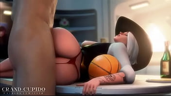 Cowgilr fucks hard sex overwatch