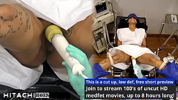 Freshman gets mandatory hitachi orgasm from doctor tampa maya fierce