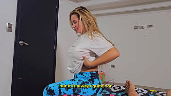 El hijastro de mi mejor amiga me seduce cuando llego del gym