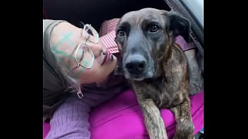 In love with kora best sleepover ever 3 #dog #sleepover #facetattoo #eyetattoo #eyeballtattoo