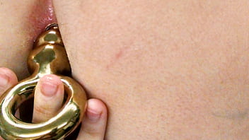 Brandy banks poses for photos with her asshole showing