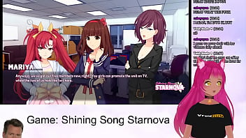 Vtuber lewdneko plays shining song starnova aki route part 2