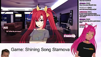 Vtuber lewdneko plays shining song starnova aki route part 2
