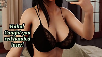 Femdom hentai joi caught again you panty pervert