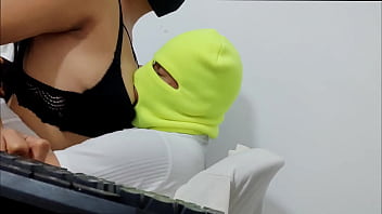 Sex addicted neighbor makes me cum inside her she's crazy in bed