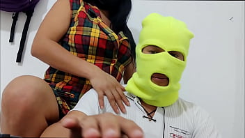 Sex addicted neighbor makes me cum inside her she's crazy in bed