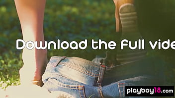 Petite nude all natural ukrainian muse takes a rest in the garden