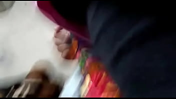 Pussy line of a teen in black leggings