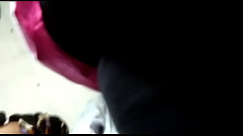 Pussy line of a teen in black leggings