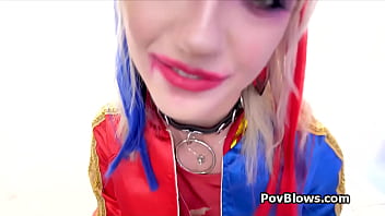 Gracie gates loves to blow and fuck on pov videos