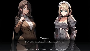 At least my cat girl is learning to give me head slave harem part 2