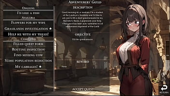 At least my cat girl is learning to give me head slave harem part 2