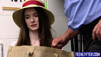 Teen shoplifter screwed rough for steaing sex toys hazel moore & dorian del isla