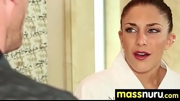 Sexy body gets a happy ending massage 28