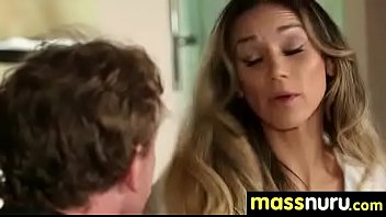 Sexy body gets a happy ending massage 28