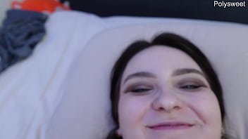 Milf in stockings does footjob to a guy almost no editing