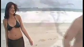 Couple sex on the beach