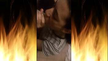 Oral sex with the delivery man Oral sex with the delivery man
