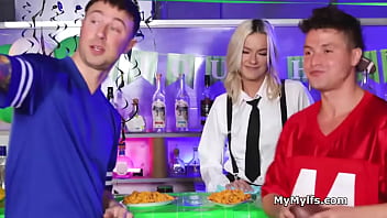 Bartender tag teamed by two