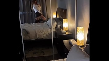 Mia melano in a hotel room