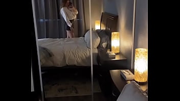 Mia melano in a hotel room