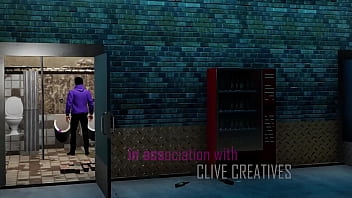 Happy nerd having sex with blonde bombshell