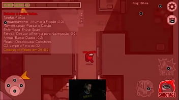 Mario verde oficial jogando amongus