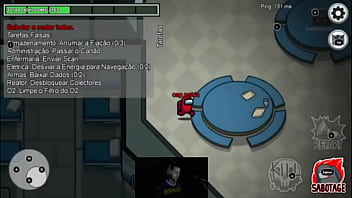 Mario verde oficial jogando amongus