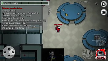 Mario verde oficial jogando amongus