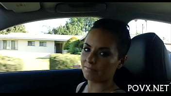 Erected pecker for a shaved vagina