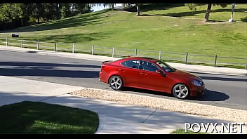 Erected pecker for a shaved vagina