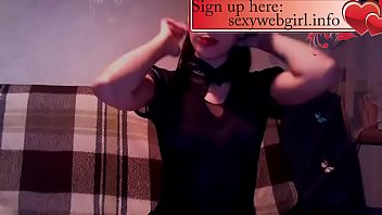 Sexy wet b fucks herself